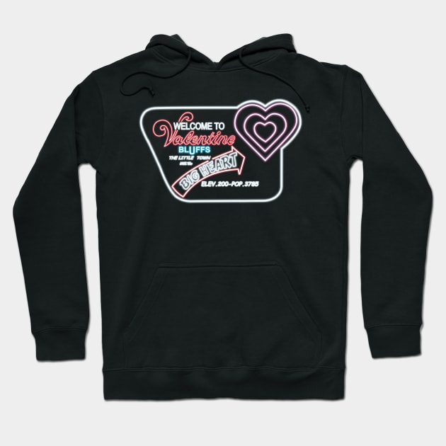 My Bloody Valentine town sign Hoodie by AlanSchell76